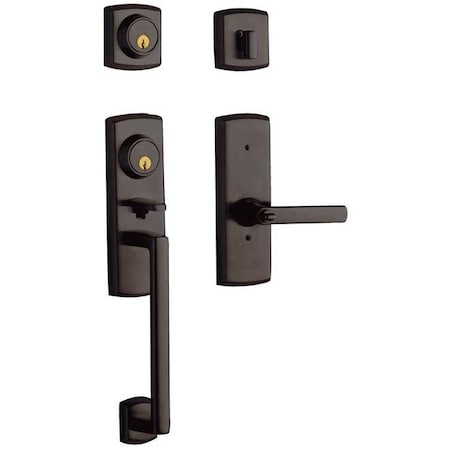 Single Cylinder Entry Handlesets Venetian Bronze